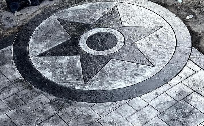 Custom designed patio