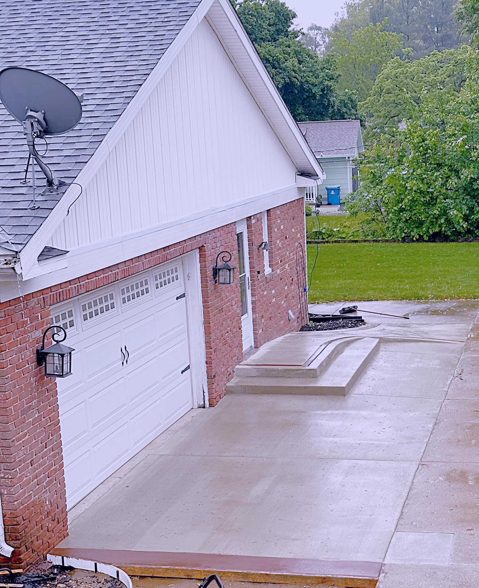 ADA ramp landing detail