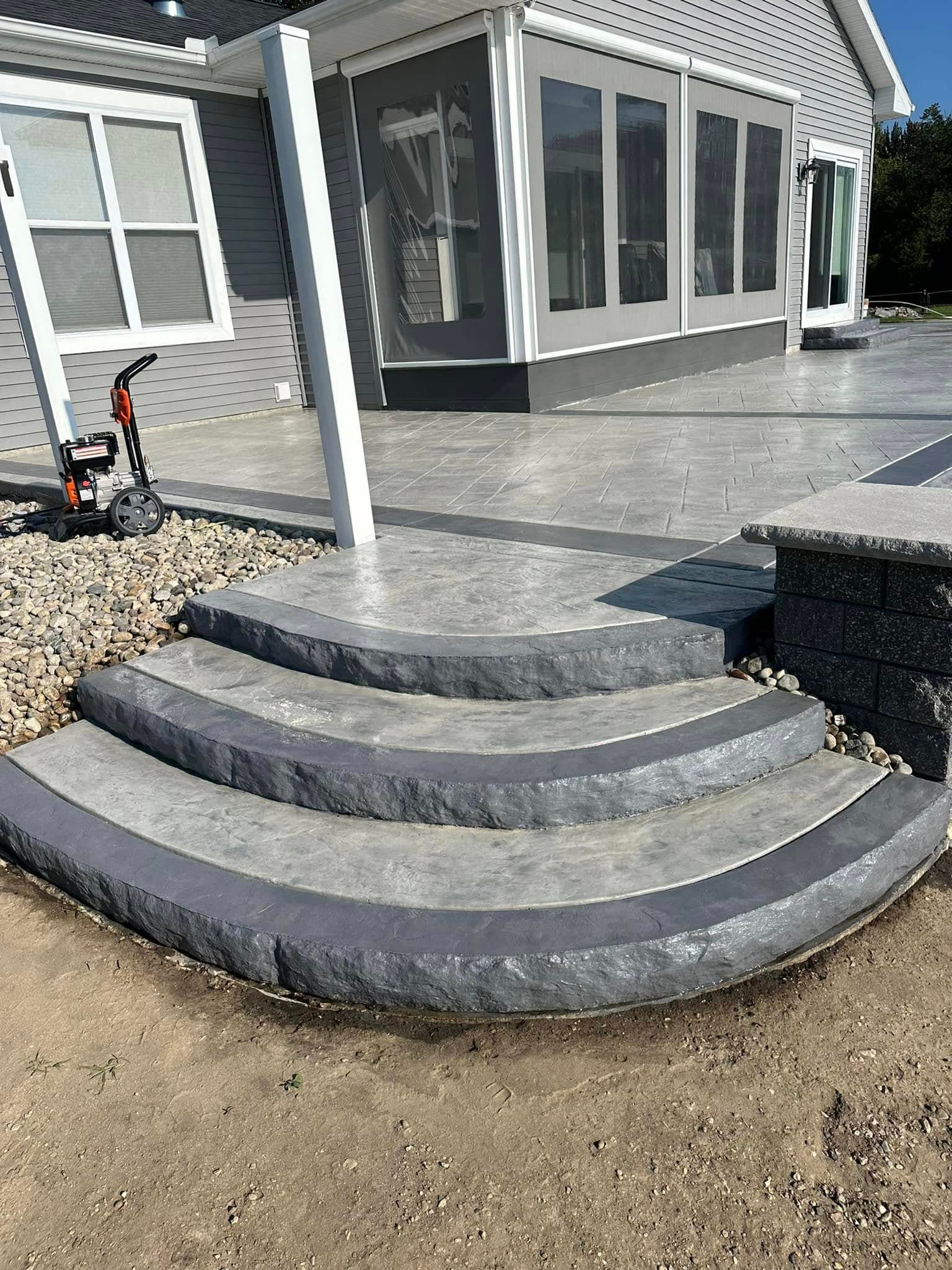 Patio steps